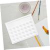 Beatifufu 1pc Paint Tray Palette Gouache Tray Oil Watercolor Pigment Plate Portable Palette for Artists Easy Clean view 4