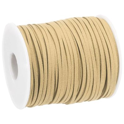 Deerskin Leather Cord Strips Spool | Genuine Leather Boot Shoe Laces | Deerskin Lace Cord String Lacing for Jewelry Making DIY Crafts Bracelets Necklaces