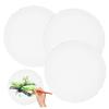 Beatifufu 3pcs Round Oil Painting Frame Canvas Boards DIY Panels Acrylic Painting Frames view 1
