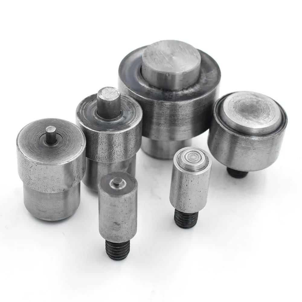 KYPSZQPSH 3.5/4/4.5/5/6/8/10/12/14/17/18/20/22/25/30/40 MM Metal Eyelets Hole Tools Rivet Button Installation Mold Buckle Dies(8mm)