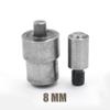 KYPSZQPSH 3.5/4/4.5/5/6/8/10/12/14/17/18/20/22/25/30/40 MM Metal Eyelets Hole Tools Rivet Button Installation Mold Buckle Dies(8mm) view 2