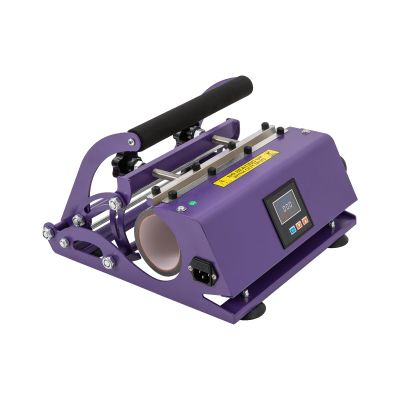 30 OZ Tumbler Heat Press Machine, 500W Mug Heat Press DIY Sublimation Mug and Tumbler Heat Press for 2.8-3.3inches in Diameter, Within 10.6 inches in Height (Purple)
