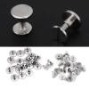 20PCS Flat Head Rivets, Metal Rivet with Rings Leather Craft Rivets Brass Nail Rivets Stud Rivet Kit Belt Repair Rivets for Craft Repair Supplies (5mm) view 4
