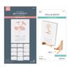 Spellbinders BD-0913 2025 DIY Calendar Press Plates and DIY Easel BetterPress Dies Bundle from The Florals Through The Year Collection view 1