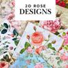 Keep Unique Mystery Pack Decoupage Paper Napkins, 20-ct Assorted Surprise Napkins, Decorative Napkins Roses Floral Flowers for Art Craft Junk Journal, 20 Different Designs view 2