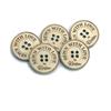 MerryStockings Personalized WoodenTag Buttons (Set of 5) 1.25" Laser-Engraved Wood Buttons Ideal for Bucilla Felt Stockings, Crafts & DIY Projects Made in USA view 1