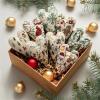 Christmas Ornament Embroidery Kits - Beginner-Friendly Hand Embroidery, Includes Needles, Thread & Patterns for DIY Christmas Tree Hanging Ornaments for Home-Snowflake view 2