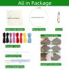 DIY Punch Needle Kits for Beginners Christmas Snowman with Winter Snow with Hoop Embroidery Punch Needle Starter Craft Set Easy for Adults and Children Festival Gift and Decoration 20x20cm-2 view 2