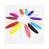 100 Pcs Goose Feathers 2.5-3.5 Inch Feather Metal Clip Buckle Goose Feathers for DIY Accessories Clothing Accessories MaterialsBlack view 2