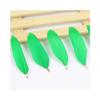 100 Pcs Goose Feathers 2.5-3.5 Inch Feather Metal Clip Buckle Goose Feathers for DIY Accessories Clothing Accessories MaterialsGreen 1 view 1