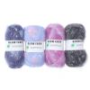 4 Rolls Glow in The Dark Yarn, 152YD Glow Yarn Luminous Yarn for Crocheting Knitting Beginners Arts Crafts (Set 2) view 1