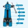 Lever mandrel press 0.5 tons, press 4.7 inches max height, cast iron manual benchtop mandrel press for riveting, punching, stamping, leather belt punch, manual precision punch press(3 Ton) view 4