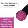Crushed Pink Opal Gemstone Coarse Powder All Size Premium Inlay Material Woodwork Inlay Welo Fire Opal Ring Inlay Opal Arts and Crafts Inlay (70 Gram(350 Carat), 3 to 6 MM) view 4