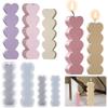 Love Heart Candle Silicone Mold for Candle Making, Candle Resin Mould Ornaments Epoxy Resin Casting Mold view 2