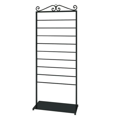 Craft Room Ribbon Storage Organizer Rack 170cm/67inch Tall Scarf Rack Display/Silk Ribbon Holder/Wrapping Papers Storage Organizer, 9 Tier Floor Standing Modern Multi-Purpose Shelf, Shopping Mall/Flow