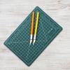 A5 Self-Healing Cutting Mats, 4-Color Pack, 8.7 X 5.9 Inch Non-Slip Boards, Ideal For Quilting, Scrapbooking, Sewing, Pvc Grid Surface view 2