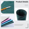 A5 Self-Healing Cutting Mats, 4-Color Pack, 8.7 X 5.9 Inch Non-Slip Boards, Ideal For Quilting, Scrapbooking, Sewing, Pvc Grid Surface view 3