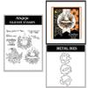 Alxjejo 2025-2026 Stamps and die cuts for Card Making,Metal Dies&Silicone Makeing for DIY Card Birthdays,Valentine's Day Christmas Stamps and Dies for Card Making,Thanksgiving view 1