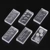 DIIOOMIEEU 6 Pieces/Set 3D Flower Acrylic Silicone Mold for Earrings Art Mould view 1