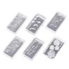 DIIOOMIEEU 6 Pieces/Set 3D Flower Acrylic Silicone Mold for Earrings Art Mould view 2