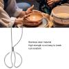 Dipping Tongs Glazing Tools, Stainless Steel Pottery Clay Sculpture Tool Pliers Pottery Tool Supplies for Clay Modeling Sculpturing (Type 2) view 2