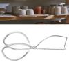 Dipping Tongs Glazing Tools, Stainless Steel Pottery Clay Sculpture Tool Pliers Pottery Tool Supplies for Clay Modeling Sculpturing (Type 2) view 3