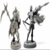 BJYCCAR 1/48 Ancient Samurai Warrior Resin Soldier Kit Unpainted and unassembled Resin Model (2 Figures) //D9X7g20 view 1