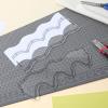 5 Pcs Wave Quilting Rulers and Templates Set, Quilting Ruler and Templates Waves Ruler Acrylic Quilting Templates for Machine Quilting Free Motion Quilting Stencils Wavelengths Sewing Rulers view 4