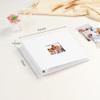 Mublalbum 8x8 Inch DIY Scrapbook Photo Album with 20 Plastic Sleeves 40 Pages Linen Cover 3 Ring Folder Binder for Wedding Baby Family and DIY Projects (White) view 2