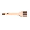 Weaving Comb, 1 Piece Weaving Loomcomb Double Ended Ergonomic Design Beech Glossy Wooden Loomcomb for Knitting Sweaters Scarves Hats Weaving Crafts Household Use view 4