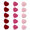 TEHAUX 15pcs Heart Shape Felt Ornaments Brooch Making Material Hairpin Accessories for Valentine Day Decorations Craft Projects view 1