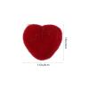 TEHAUX 15pcs Heart Shape Felt Ornaments Brooch Making Material Hairpin Accessories for Valentine Day Decorations Craft Projects view 2
