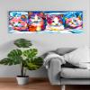 Wizardi Needlepoint Canvas for halfstitch Without Yarn The Cats SE934.01 Seg De Paris view 2