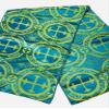 Backdrop King Inc, Religious Brocade Runner Tablecloth | Liturgical Fabric | Runner Ecclesiastical Jacquard | Church | Vestment-Cross Brocade. (Turquoise Gold, 14" Wide x 108" Long) view 4