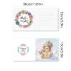 DIY Diamond Greeting Cards Set Christmas, 5D DIY Diamond Art Painting Greeting Card, DIY Christmas Card Making Kits for Family Friends Handmade Gift-#26-Snowman view 4