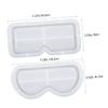 JEWEDECO Glasses Tray Molds for Silicone Casting 2pcs Epoxy Mold Eyeglasses Holder Organizer for Crafts view 2