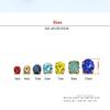 100Pcs 3Mm Color Sew On Crystal Glass Diamante Rhinestone Jewels Gold Cup Claw Montee 4Hole Sewing Stone Beads Diy Craft Clothes - (Color: Light Green) view 2