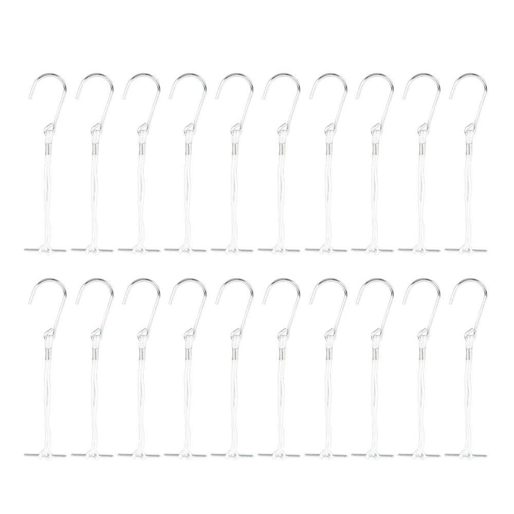 20Pcs Pattern Hooks, Hanging Sewing Making Metal Hanger with Rope Ergonomic Handle 260mm for Sewing