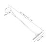 20Pcs Pattern Hooks, Hanging Sewing Making Metal Hanger with Rope Ergonomic Handle 260mm for Sewing view 2