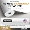 Extra White Offset Kraft Paper Roll 48" x 2160" (180 ft) USA-Made 50lb Premium Eco Paper, Brighter-Than-Standard White Ideal for Packing, Wrapping, Arts & Crafts, School Projects by IDL Packaging view 2