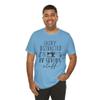 Easily Distracted by Sewing Stuff Shirt, Funny Sewciopath Sewing Lover Tee | Quilter Gift | Sewing Enthusiast Shirt for Women Ocean Blue view 1