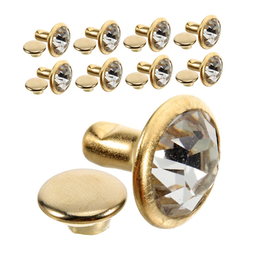 BEBEMOKO 100pcs Rhinestone Rivet for Clothing Shoes Bags Crystal Rivets for Easy Installation for Unique Designs and Creative Projects