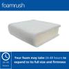 FoamRush 9" x 18" x 113" Seat Cushion Foam with Batting/Dacron (Cushion Seat Replacement) Made in USA view 3