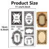 CRASPIRE Frame Clear Stamps Silicone Stamp 6.3x4.3inch Transparent Rubber Stamp Seal Paper Stamps for DIY Scrapbooking Card Making Paper Crafting Photo Albums Holiday Cards Important Chasing Dream view 2