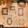 CRASPIRE Frame Clear Stamps Silicone Stamp 6.3x4.3inch Transparent Rubber Stamp Seal Paper Stamps for DIY Scrapbooking Card Making Paper Crafting Photo Albums Holiday Cards Important Chasing Dream view 4