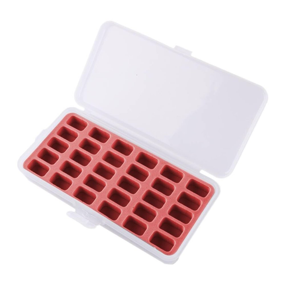 ciciTree Red 30 Bobbins Storage Case Holder Compatible for Bernina New 8 Series Jumbo