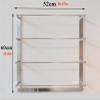 JYDQMOLS Ribbon Organizer Rack Craft Room Ribbon Rack Sewing Tool Wall Mounted Large Thread Holder Space Saving Wire Spool Rack Thread Holder Ribbons Roll Storage Rack view 3