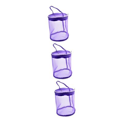 WATIIFUFU 3pcs Stitch Lightweight Knitting Bag Yarn Storage Tote Organizer Bag Pockets