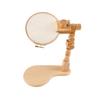 BEBEMOKO Embroidery Supplies Wooden Hoop Stand Desk Embroidery Frame Easy Install Buckle for DIY Craft view 1