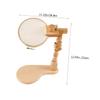 BEBEMOKO Embroidery Supplies Wooden Hoop Stand Desk Embroidery Frame Easy Install Buckle for DIY Craft view 2